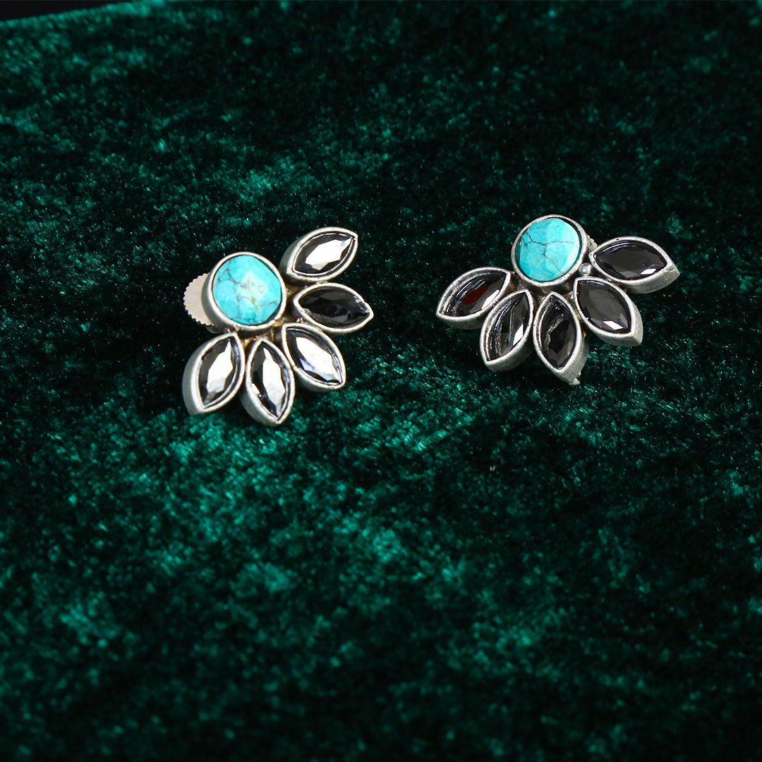 BLUE PETITE STUDS