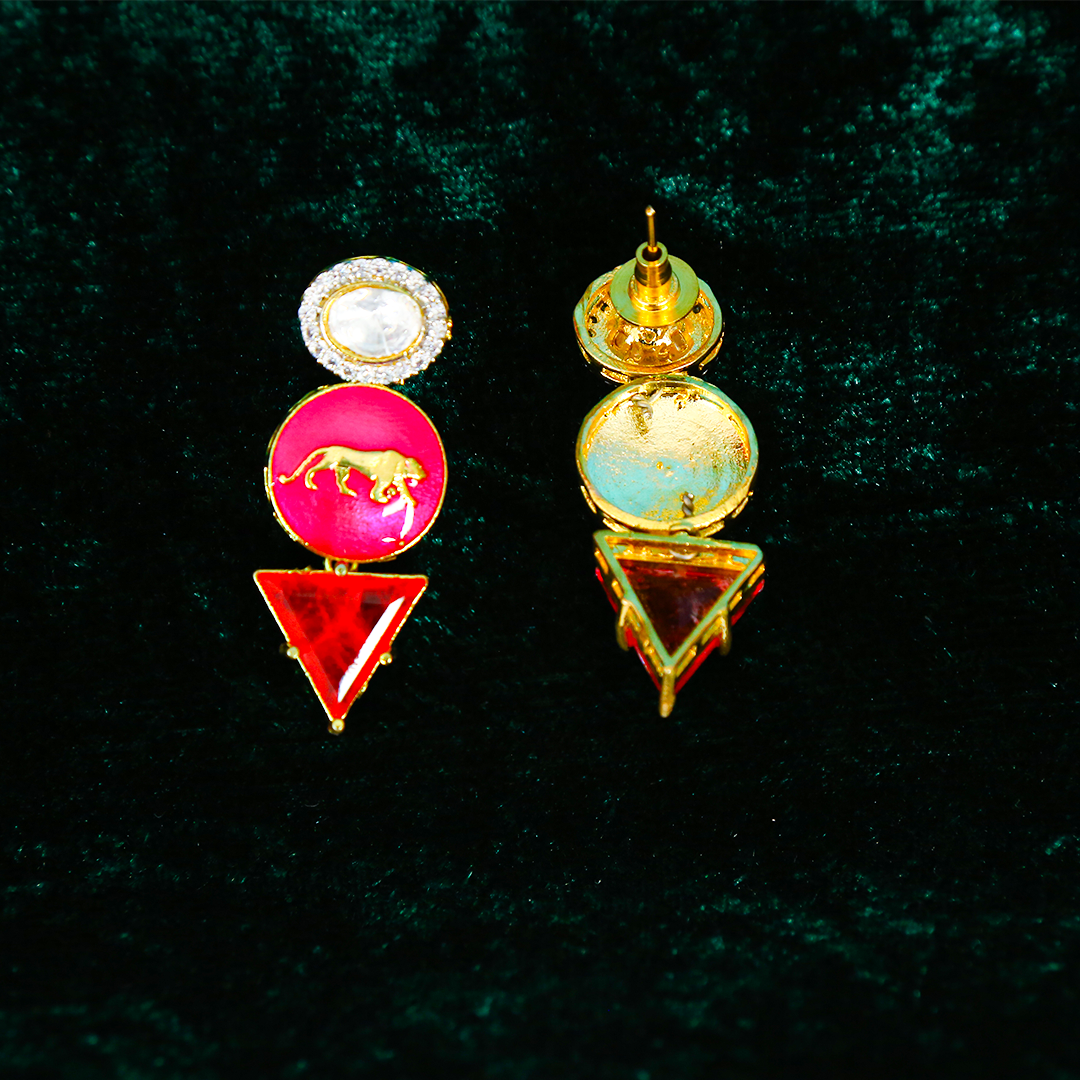 PINK LION NECKLACE