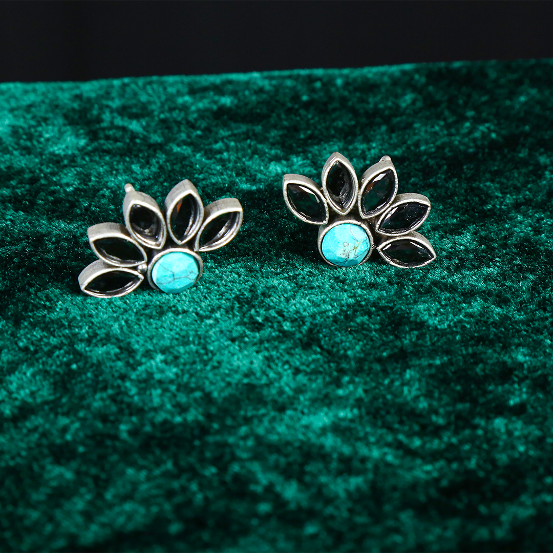 BLUE PETITE STUDS