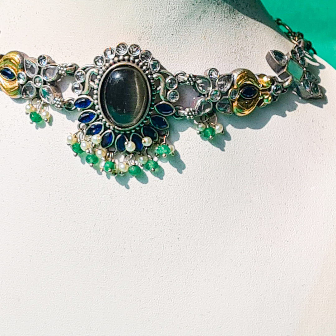 Silver Symphony Choker