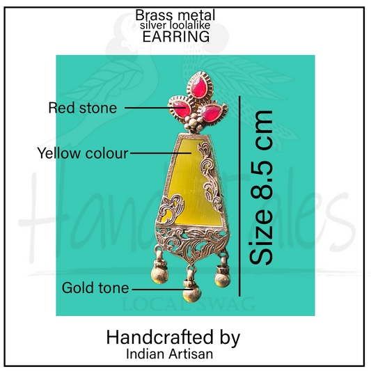 AUTUMN EMBER LEAF EARRINGS