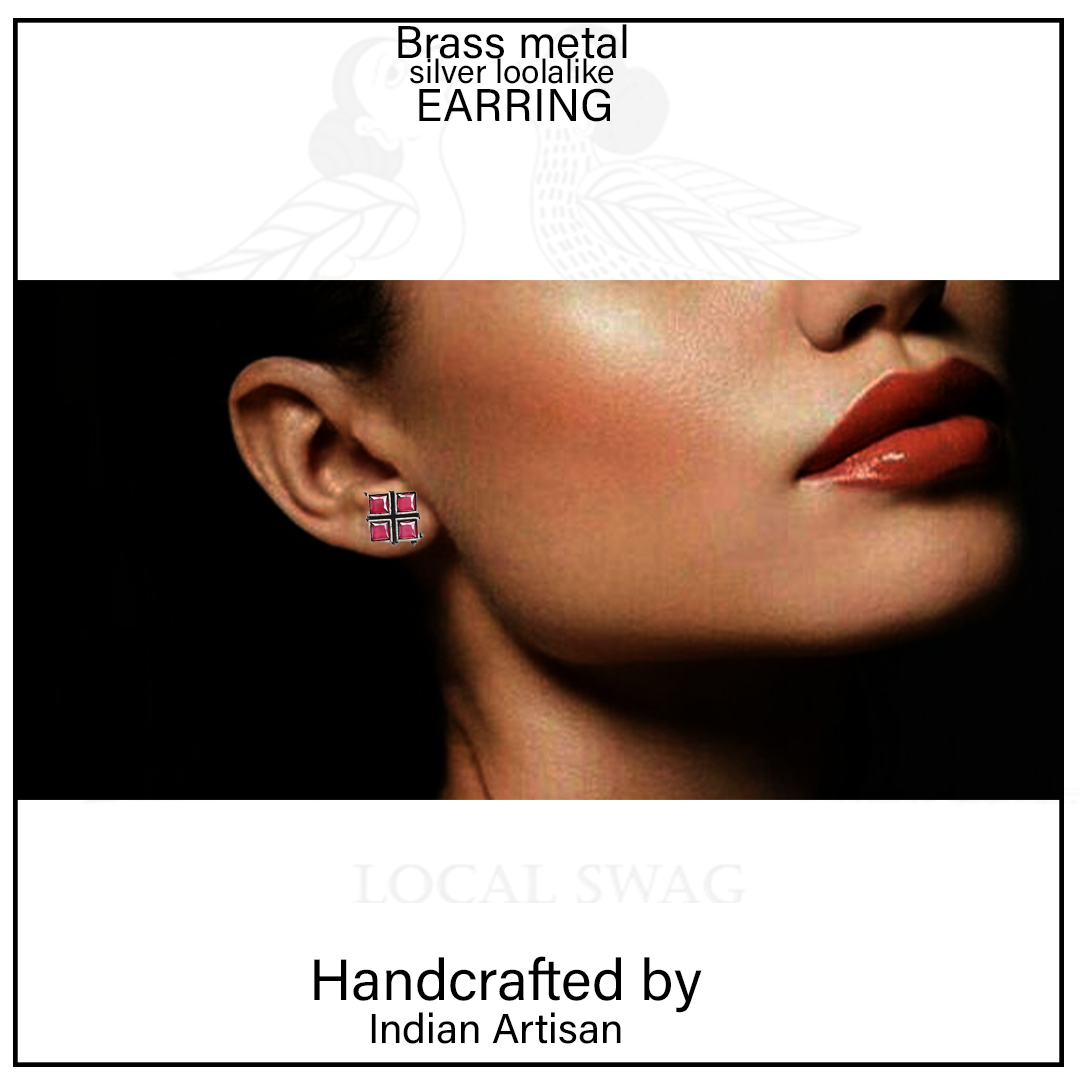 WHISPERING RED STUDS