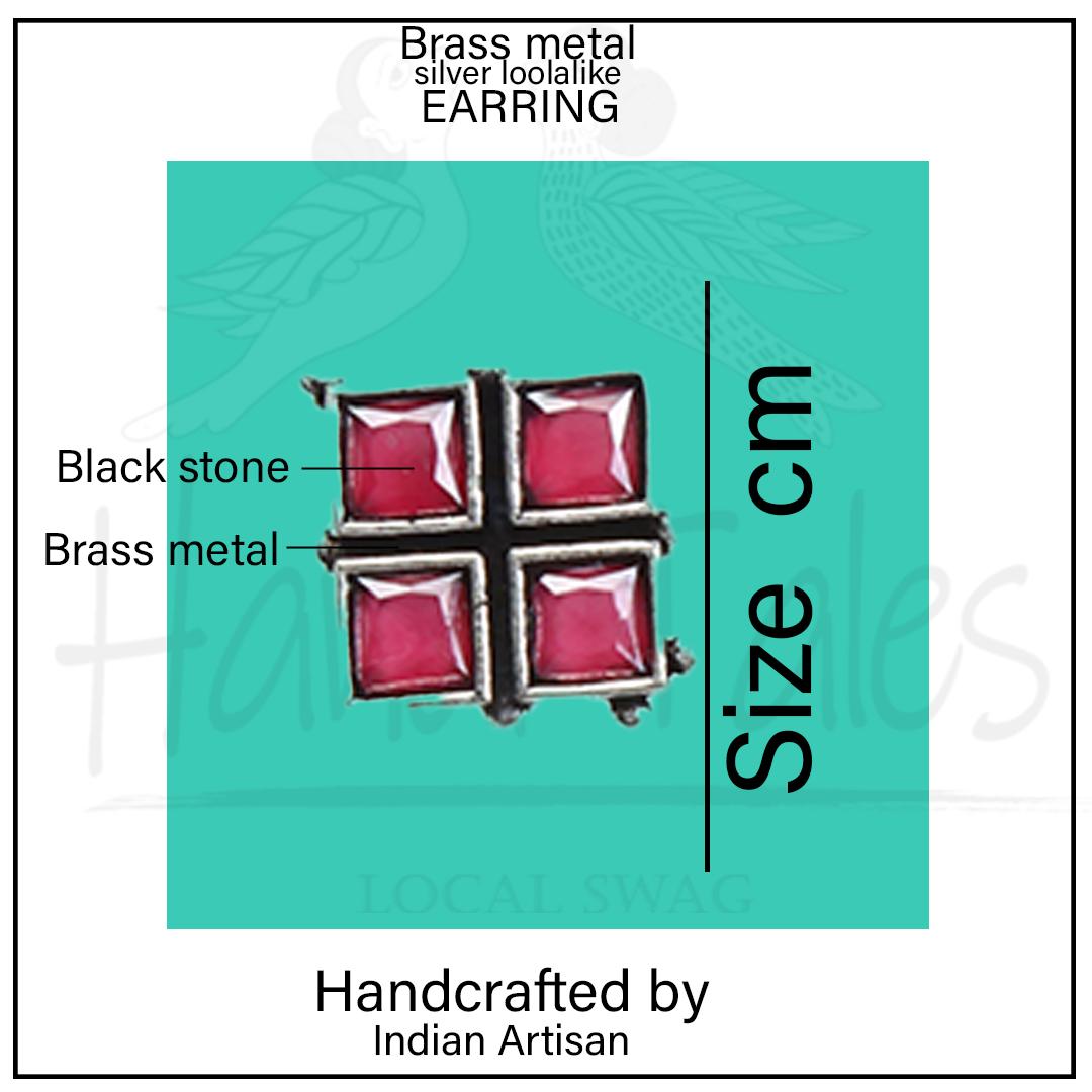 WHISPERING RED STUDS