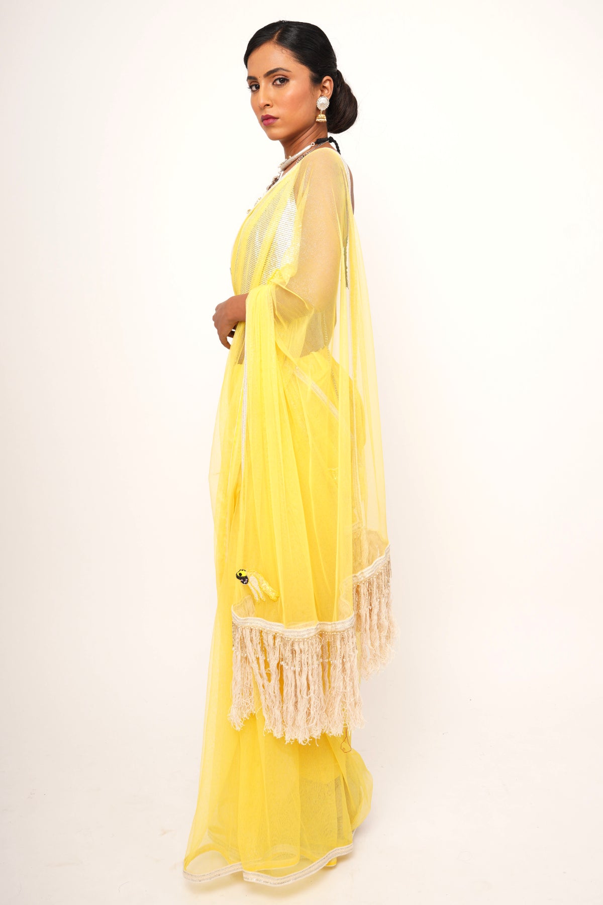 HAND EMBROIDERED : FRINGE GLAMOUR
