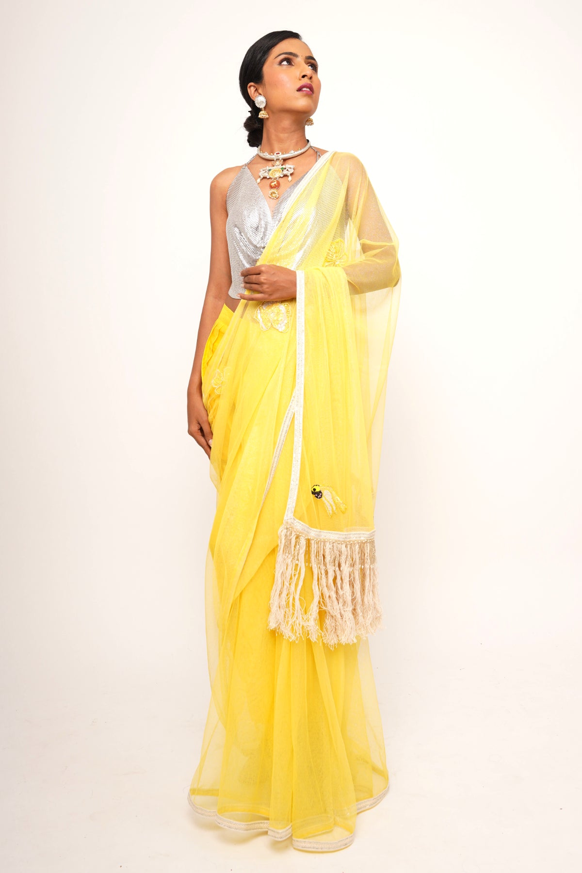 HAND EMBROIDERED : FRINGE GLAMOUR