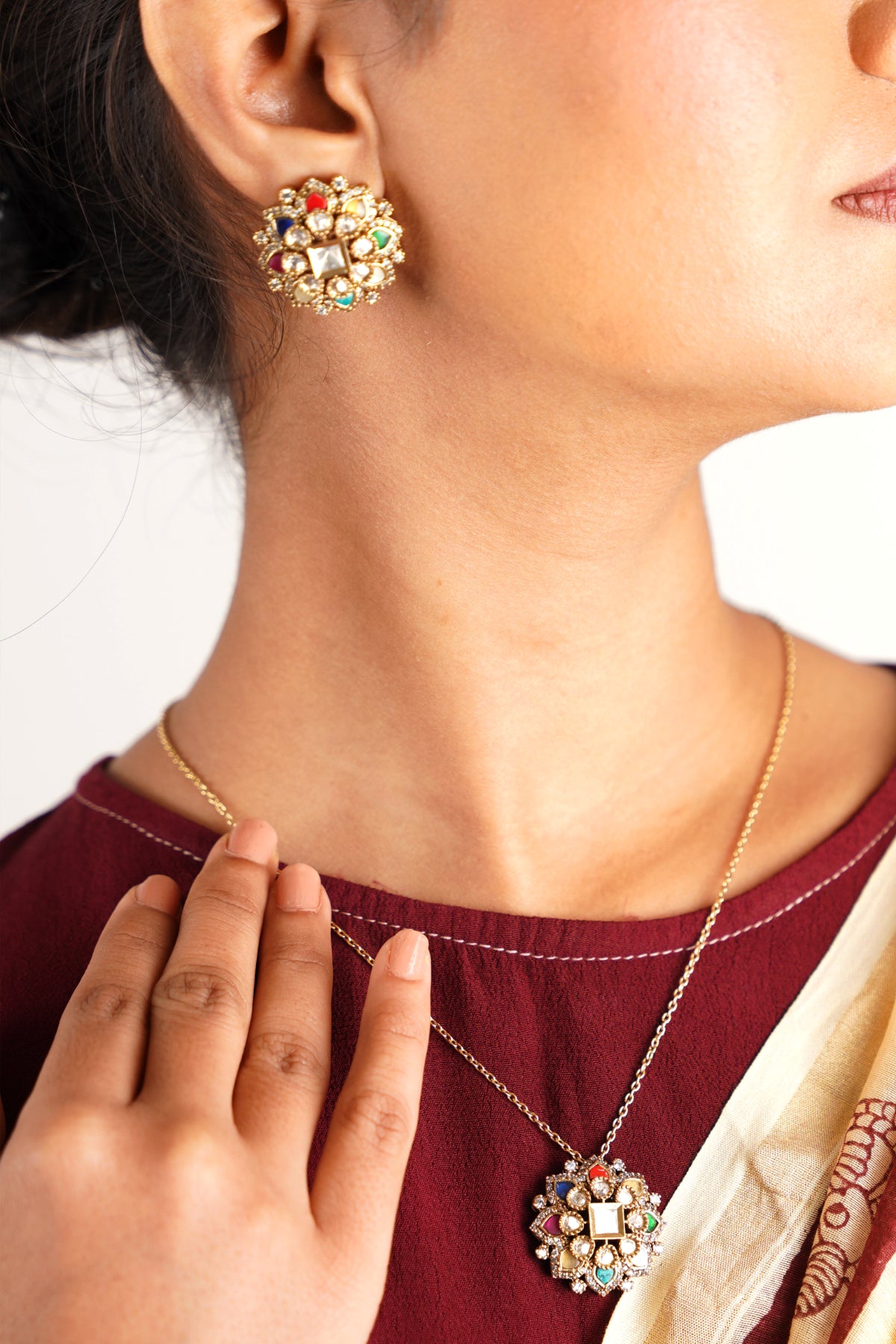 NAVRATNA NECKLACES