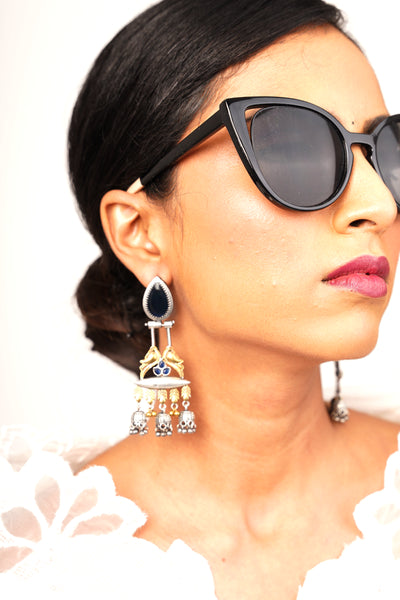 SUNHARI PAKHI EARRINGS