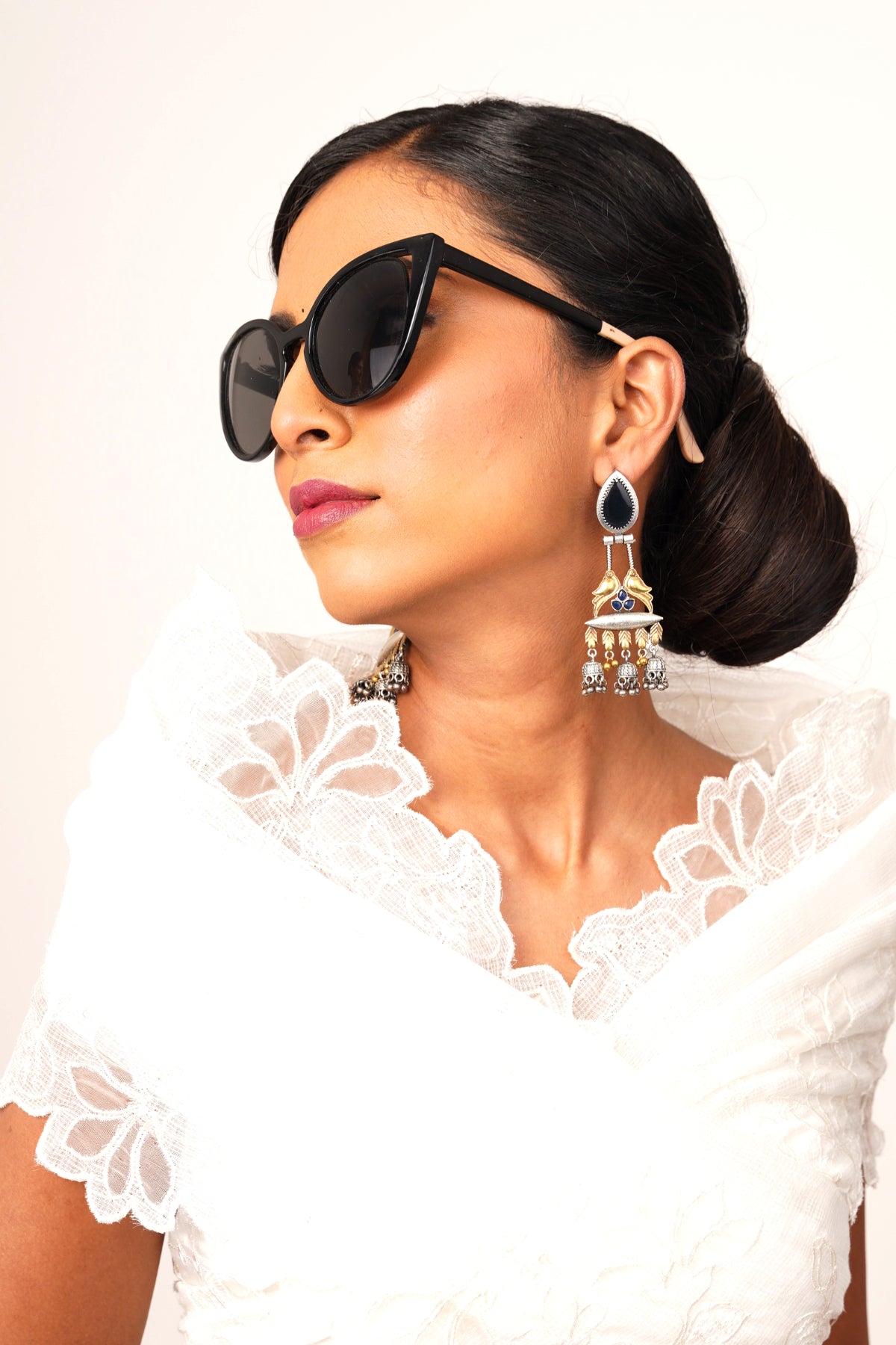 SUNHARI PAKHI EARRINGS