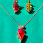 PINK LION NECKLACE