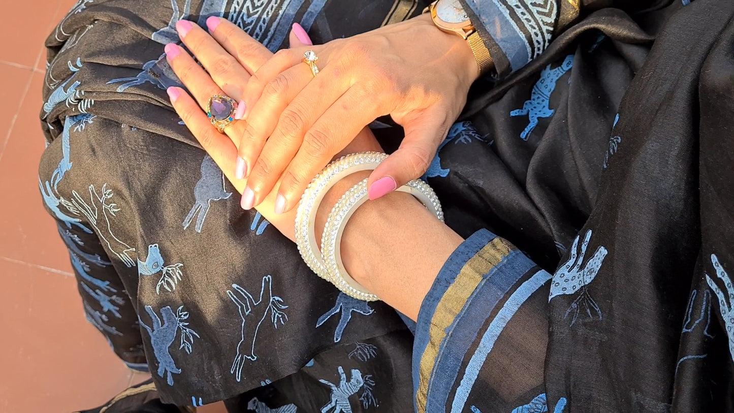 Chanderi Sarees - The Royal Canvas (SINGLE CLICK ON PHOTO FOR ZOOM)