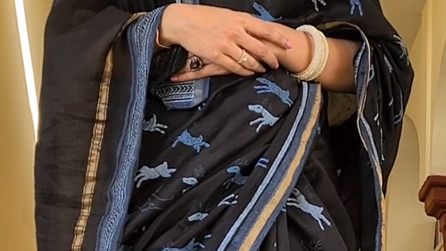 Chanderi Sarees - The Royal Canvas (SINGLE CLICK ON PHOTO FOR ZOOM)
