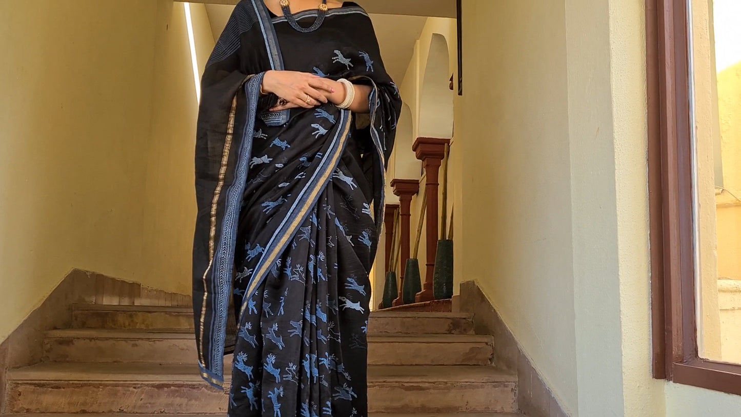 Chanderi Sarees - The Royal Canvas (SINGLE CLICK ON PHOTO FOR ZOOM)