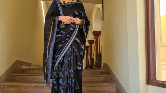 Chanderi Sarees - The Royal Canvas (SINGLE CLICK ON PHOTO FOR ZOOM)
