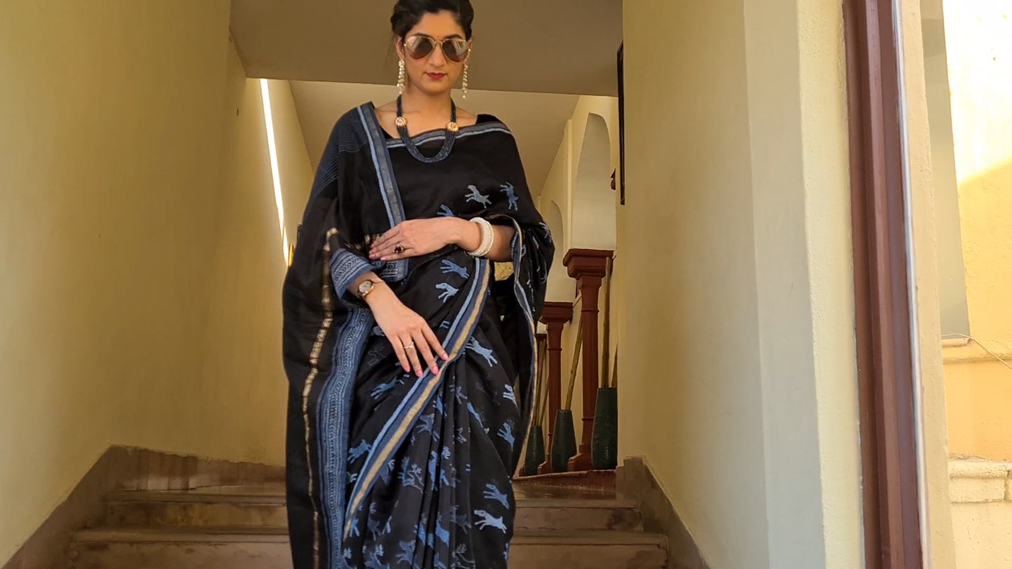 Chanderi Sarees - The Royal Canvas (SINGLE CLICK ON PHOTO FOR ZOOM)