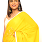 Mulmul Anchal : Yellow Saree