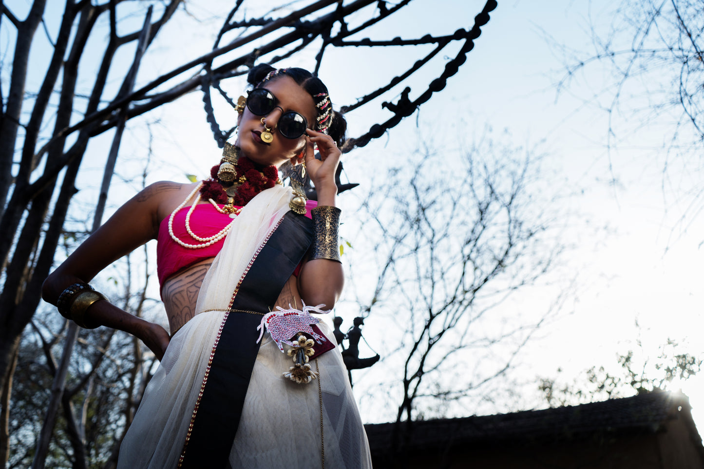 Gonds Impression : Handpainted by tribal artits