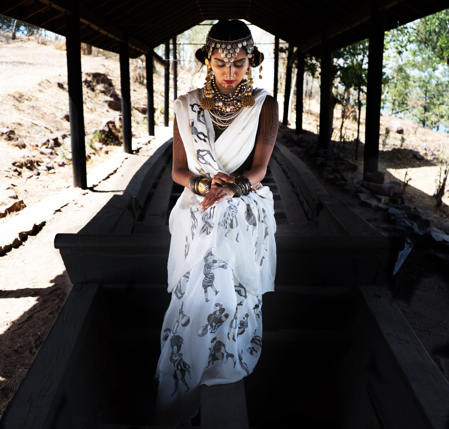 Gonds Impression : Tribal Handpainted