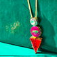 PINK LION NECKLACE