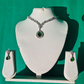 GREEN VELVET NECKLACE
