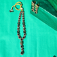 Midnight Brass Stone Necklace