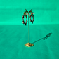 Birdsong Brass Hoops