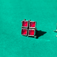 WHISPERING RED STUDS