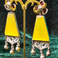 Autumn Ember Leaf Earrings
