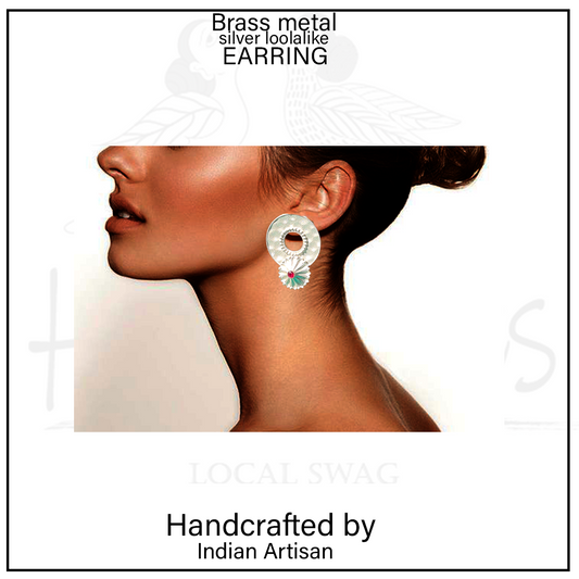 Crimson Spark Brass Studs