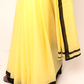 Mulmul Anchal : Yellow & Black Saree