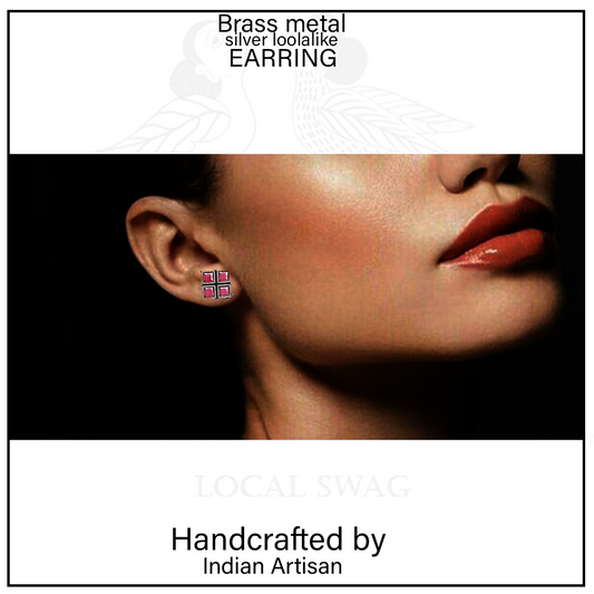 WHISPERING RED STUDS