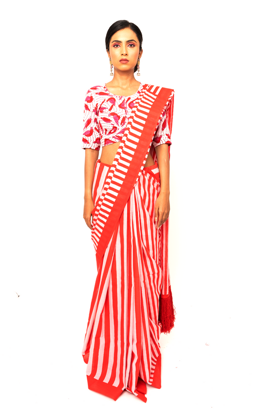 Mulmul Anchal :  Scarlet Stripes