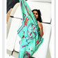Gonds Impression 2.0 : Designer Silk Scarf (SINGLE CLICK ON PHOTO FOR ZOOM)