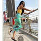 Gonds Impression 2.0 : Designer Silk Scarf (SINGLE CLICK ON PHOTO FOR ZOOM)