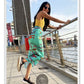 Gonds Impression 2.0 : Designer Silk Scarf (SINGLE CLICK ON PHOTO FOR ZOOM)