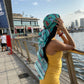 Gonds Impression 2.0 : Designer Silk Scarf (SINGLE CLICK ON PHOTO FOR ZOOM)