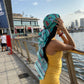 Gonds Impression 2.0 : Designer Silk Scarf (SINGLE CLICK ON PHOTO FOR ZOOM)