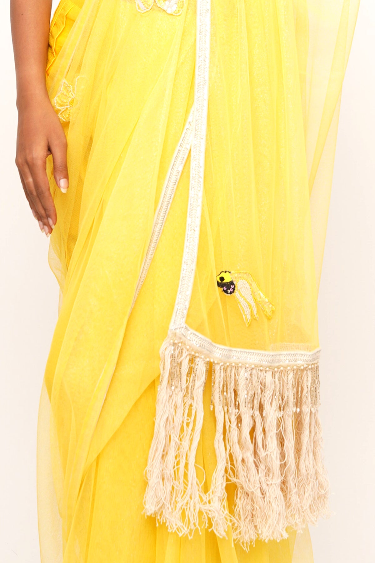 HAND EMBROIDERED : FRINGE GLAMOUR