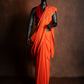 HAND EMBROIDERED : ORANGE QUEEN