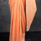 HAND EMBROIDERED : PEACH JAL PARI