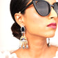 SUNHARI PAKHI EARRINGS